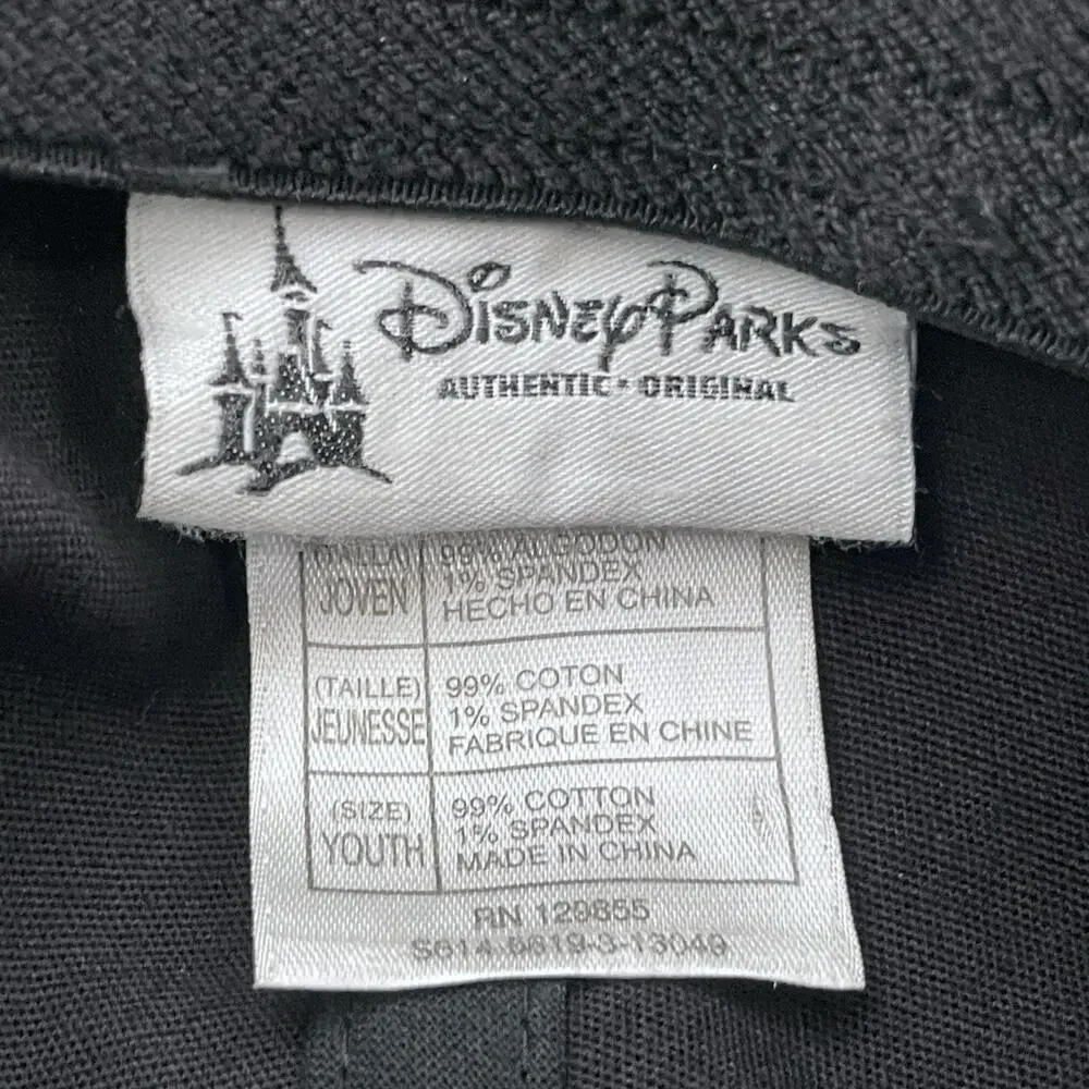 Disney Mickey Mouse Black Blue Mohawk Punk Baseball Hat Edgy Cap Teen Youth Size